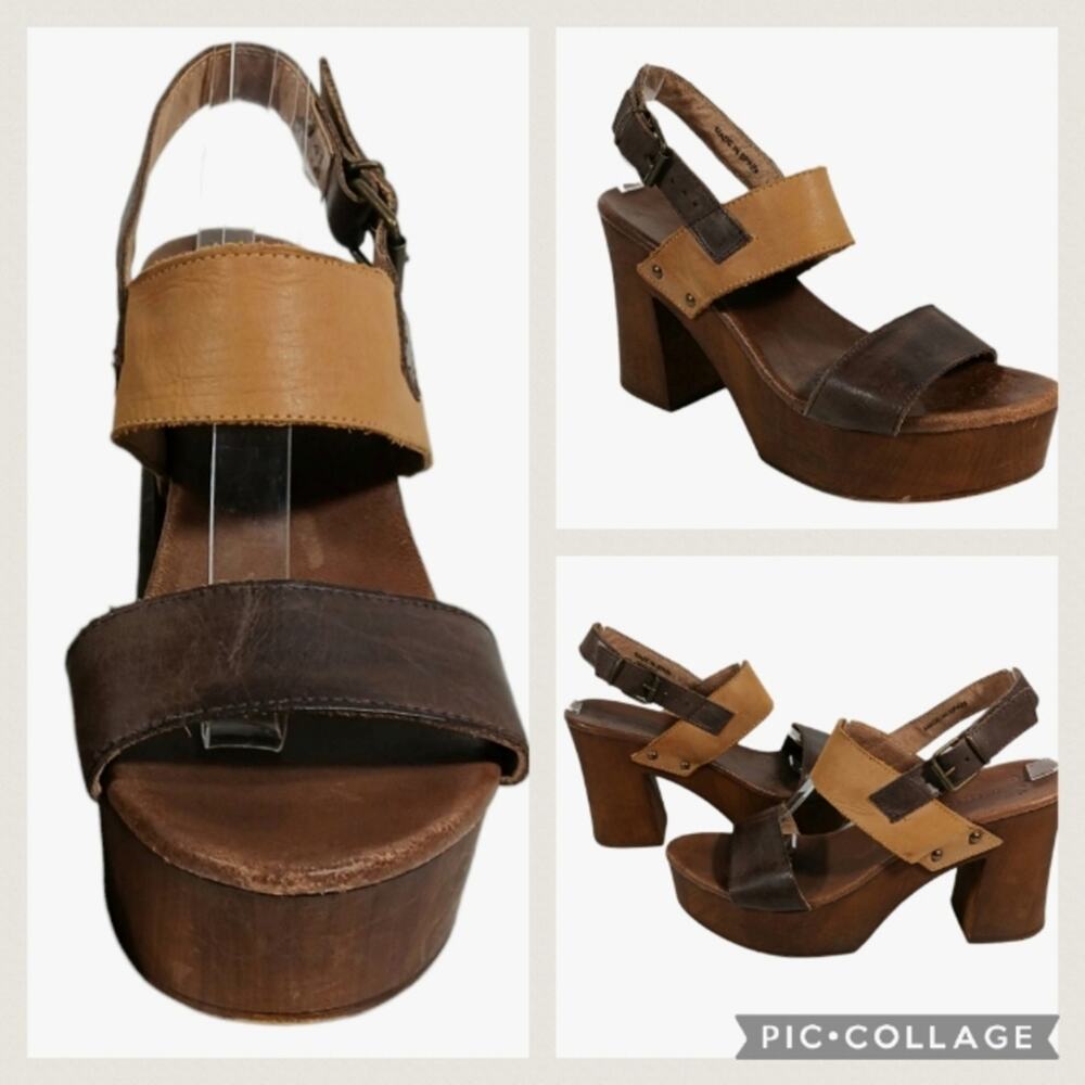 S2604 GUC $124 Boho Chic Musse & Cloud Sandals size 41 US 10/10.5